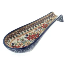 Blue Rose Polish Pottery P007 Manufaktura Large Spoon Rest -Blue Rose Pottery Store GUEST be7d86da f9a0 40cb a64a ea62e6e3a9a1