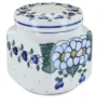 Blue Rose Polish Pottery 31B WR Unikat Medium Canister -Blue Rose Pottery Store GUEST be992429 7b8a 4d64 8b22 a51a40b69507