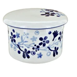 Blue Rose Polish Pottery M136 Manufaktura French Butter Dish -Blue Rose Pottery Store GUEST c0739257 f7c2 42d2 8268 7f8f22208d3b