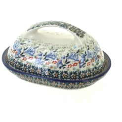 Blue Rose Polish Pottery M077 Manufaktura Butter Dish -Blue Rose Pottery Store GUEST c0fe201a 5097 4313 9635 44822d1a744a