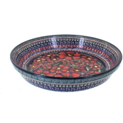 Blue Rose Polish Pottery 879 Zaklady Pie Plate -Blue Rose Pottery Store GUEST c141b7d9 9442 413d b1b7 1e68406aab09