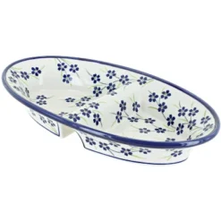 Blue Rose Polish Pottery 1280 Zaklady Divided Dish 13 Blue Rose Polish Pottery 1280 Zaklady Divided Dish -Blue Rose Pottery Store GUEST c15c051f c119 43f0 85c2 fa284f488075