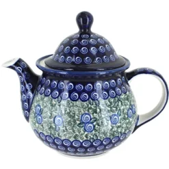 Blue Rose Polish Pottery 943 Zaklady Large Teapot -Blue Rose Pottery Store GUEST c1a476b5 f5c1 42ec b2a7 5d7b9029ea8b