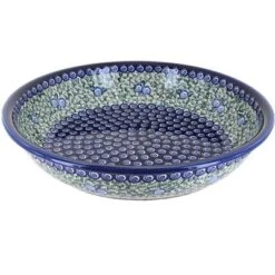 Blue Rose Polish Pottery 1253 Zaklady Large Shallow Serving Bowl -Blue Rose Pottery Store GUEST c27a0e24 79d0 4c54 9f8f a82bc9c6647d