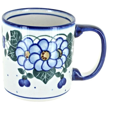 Blue Rose Polish Pottery WR Unikat Mug 11 Blue Rose Polish Pottery WR Unikat Mug - Image 9