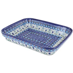 Blue Rose Polish Pottery 149 Vena Small Rectangular Baker 19 Blue Rose Polish Pottery 149 Vena Small Rectangular Baker -Blue Rose Pottery Store GUEST c3775c57 12fd 4720 8bce 2c0cac22b741