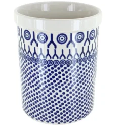 Blue Rose Polish Pottery P082 Manufaktura Utensil Jar -Blue Rose Pottery Store GUEST c3f965bd 515c 4d72 a275 950d1fec2b67