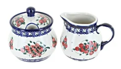 Blue Rose Polish Pottery 209-503 Millena Cream & Sugar Set -Blue Rose Pottery Store GUEST c53e3b37 25b6 4648 b177 92a64b18014d