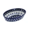 Blue Rose Polish Pottery 703 Zaklady Extra Small Oval Baker -Blue Rose Pottery Store GUEST c541bfbe 2d89 4868 99e8 63f5481dbc61
