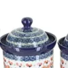 Blue Rose Polish Pottery 1300S Ceramika Artystyczna Canister Set -Blue Rose Pottery Store GUEST c5f31af1 4186 4678 8aaf e93c65404c00
