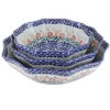 Blue Rose Polish Pottery M1000 Manufaktura Serving Bowl Set -Blue Rose Pottery Store GUEST c74dd733 7a42 4a2a 8d48 2ad84ee64334
