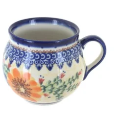 Blue Rose Polish Pottery 455 Vena Bubble Mug -Blue Rose Pottery Store GUEST c81e2ae3 96a9 4cfd 82e5 8466d692a4ec