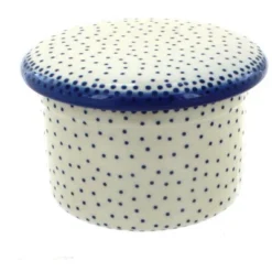 Blue Rose Polish Pottery M136 Manufaktura French Butter Dish -Blue Rose Pottery Store GUEST c833ce68 c878 48d0 96b8 39c238a0f79d
