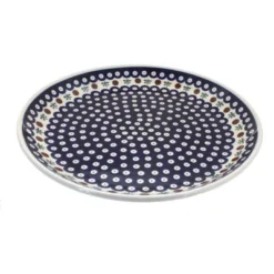 Blue Rose Polish Pottery 1378 Zaklady Large Round Serving Platter -Blue Rose Pottery Store GUEST c841b259 1277 4d04 bf61 4fbd92139b55