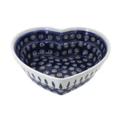 Blue Rose Polish Pottery 859-1 Zaklady Large Heart Bowl -Blue Rose Pottery Store GUEST c8fa8c6c 52f0 415f ae9b 4c1727fc4849