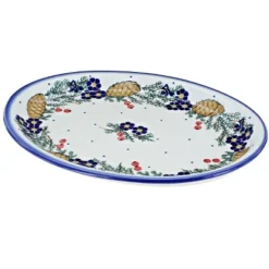 Blue Rose Polish Pottery 13K WR Unikat Oval Dish 14 Blue Rose Polish Pottery 13K WR Unikat Oval Dish -Blue Rose Pottery Store GUEST c98dbfea 7f40 4096 83bd 6b5960c0bb32