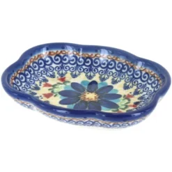 Blue Rose Polish Pottery 85 Vena Soap Dish -Blue Rose Pottery Store GUEST c9c05986 c9b5 4388 8743 bd9c6ad618da