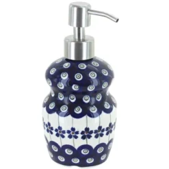 Blue Rose Polish Pottery 2018 Zaklady Soap Dispenser -Blue Rose Pottery Store GUEST cac3d08a c714 43a7 b30e f8aa04bbe141
