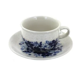 Blue Rose Polish Pottery F079 Manufaktura Cup & Saucer -Blue Rose Pottery Store GUEST cb63aa75 5af8 41c8 9dc3 db16051a34d4