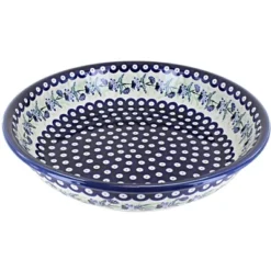 Blue Rose Polish Pottery 1253 Zaklady Large Shallow Serving Bowl -Blue Rose Pottery Store GUEST cc2bfb6a ddee 48d8 8cd6 f85a4a62029c