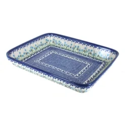 Blue Rose Polish Pottery 150 Vena Medium Rectangular Baker -Blue Rose Pottery Store GUEST cd9ce8cf bea7 4864 8bc9 bb86d0a72fa3