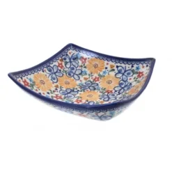 Blue Rose Polish Pottery 161 Vena Square Serving Dish -Blue Rose Pottery Store GUEST cdcc5792 fe33 4f12 9d73 62eecc5905b3