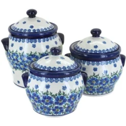 Blue Rose Polish Pottery 1300 Zaklady Canister Set 27 Blue Rose Polish Pottery 1300 Zaklady Canister Set -Blue Rose Pottery Store GUEST d034f5cd 4d9f 4905 b331 cf2daceb513b