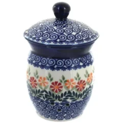Blue Rose Polish Pottery P078 Manufaktura Garlic Keeper -Blue Rose Pottery Store GUEST d10f1c6e 3f9d 4218 91c5 b1b14ec15c7d