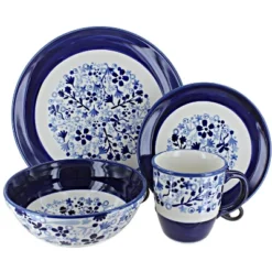 Blue Rose Polish Pottery Manufaktura Dinnerware (16PC) -Blue Rose Pottery Store GUEST d11b1278 abbc 4616 a3f8 0e344e41334f 1