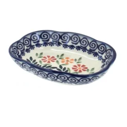 Blue Rose Polish Pottery S126 Manufaktura Soap Dish -Blue Rose Pottery Store GUEST d1458678 2037 4e70 bdb8 50e0b0e3c6b3