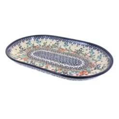 Blue Rose Polish Pottery 116 Vena Large Oval Serving Dish -Blue Rose Pottery Store GUEST d1a4ea54 af90 494b a6a7 a75fb981f4d4