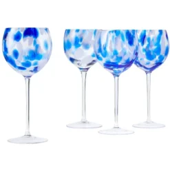 Blue Rose Polish Pottery Hand Blown Large Wine Glass Set 11 Blue Rose Polish Pottery Hand Blown Large Wine Glass Set -Blue Rose Pottery Store GUEST d1c3d82a 6b64 4c8d 9e0f 80cf974c74c1