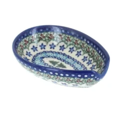 Blue Rose Polish Pottery 89 Vena Small Spoon Rest -Blue Rose Pottery Store GUEST d3a22d76 dd60 422c aef9 90e3e2e9ff4d