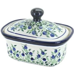 Blue Rose Polish Pottery 1188 Zaklady Butter Tub 22 Blue Rose Polish Pottery 1188 Zaklady Butter Tub -Blue Rose Pottery Store GUEST d3b00ac8 e6f3 446b abda 0926eb4a7e85