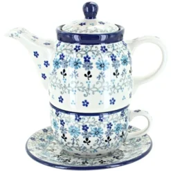 Blue Rose Polish Pottery 423 Caramika Artystyczna Tea For One -Blue Rose Pottery Store GUEST d3f1c060 dde1 4d58 b11f 695c681d0d8e