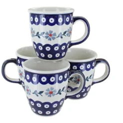 Blue Rose Polish Pottery K081 Manufaktura Mug Set -Blue Rose Pottery Store GUEST d631a063 ced1 4eb1 aecc 20d5d4500e1a