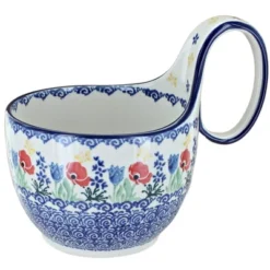 Blue Rose Polish Pottery 845 Ceramika Artystyczna Soup Mug -Blue Rose Pottery Store GUEST d69adbfe 14e2 4317 bb78 e89874ed12c7