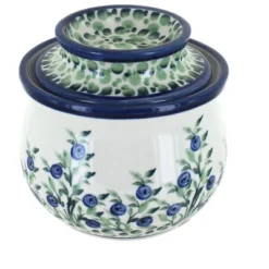 Blue Rose Polish Pottery 1512 Zaklady French Butter Dish -Blue Rose Pottery Store GUEST d6c3dca4 dcea 4a8e 8ed0 aeb5b7f0219d