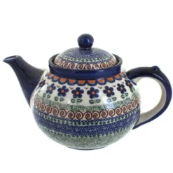 Blue Rose Polish Pottery 18 Vena Teapot -Blue Rose Pottery Store GUEST d70b68d3 075a 43f0 b219 ae8064d71851