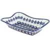 Blue Rose Polish Pottery 1933 Zaklady Small Rectangular Tray -Blue Rose Pottery Store GUEST d733a913 b6aa 4af0 b957 0047c855f199