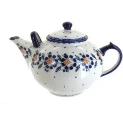 Blue Rose Polish Pottery C001 Manufaktura Large Teapot -Blue Rose Pottery Store GUEST d80528d4 1689 4553 8165 e7a679980d24