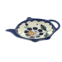 Blue Rose Polish Pottery P094 Manufaktura Teabag Holder -Blue Rose Pottery Store GUEST d9806fc0 7562 4e52 8578 7a78e47e0460