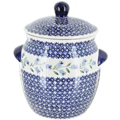 Blue Rose Polish Pottery P067 Manufaktura Medium Canister