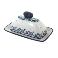 Blue Rose Polish Pottery 1377 Zaklady Butter Dish -Blue Rose Pottery Store GUEST db2da145 a311 48a5 aace 127d61e223e9
