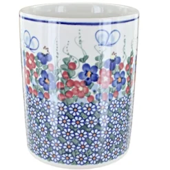 Blue Rose Polish Pottery 382 Vena Utensil Jar -Blue Rose Pottery Store GUEST db518792 9d78 4977 8d15 89cc29508fef