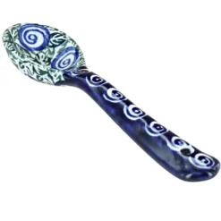 Blue Rose Polish Pottery 1739 Zaklady Sugar Spoon -Blue Rose Pottery Store GUEST dba69747 91a2 4b76 b481 4895e4c31b66