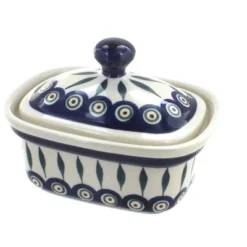 Blue Rose Polish Pottery 1188 Zaklady Butter Tub 21 Blue Rose Polish Pottery 1188 Zaklady Butter Tub -Blue Rose Pottery Store GUEST dd3f624f 52f1 4b79 bed1 f2cd2dfe927a