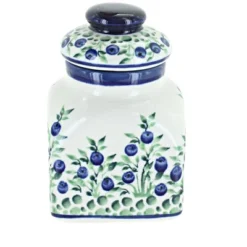 Blue Rose Polish Pottery 2000 Zaklady Small Square Container -Blue Rose Pottery Store GUEST dd989537 915a 4aaa afcf 053dc39e42a0