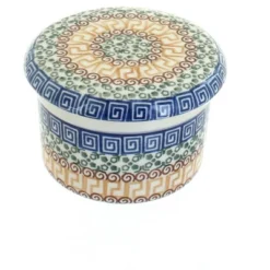 Blue Rose Polish Pottery 270 Ceramika Artystyczna French Butter Dish -Blue Rose Pottery Store GUEST ddc046d8 27f7 4c30 b664 8bf30d57d46a