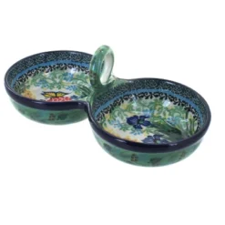 Blue Rose Polish Pottery 942 Ceramika Artystyczna Divided Seasoning Cellar -Blue Rose Pottery Store GUEST df607f3b 3d4e 469b a209 30998e6f5250